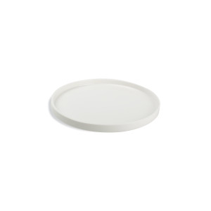 Verso White Assiette plate 24xH2cm - empilable